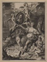 PP 0094a
<br/>
Titelpagina van G. Bidloo's Poëzy
<br/>
<em>Bleyswijck, François van (1671-1746)</em>